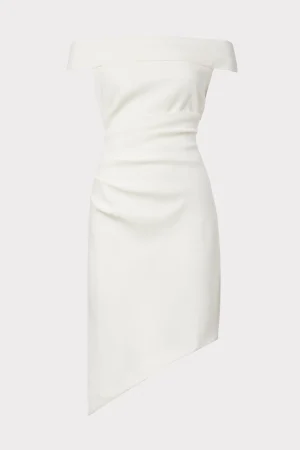 MILLY White Dresses-Ally Cocktail Dress