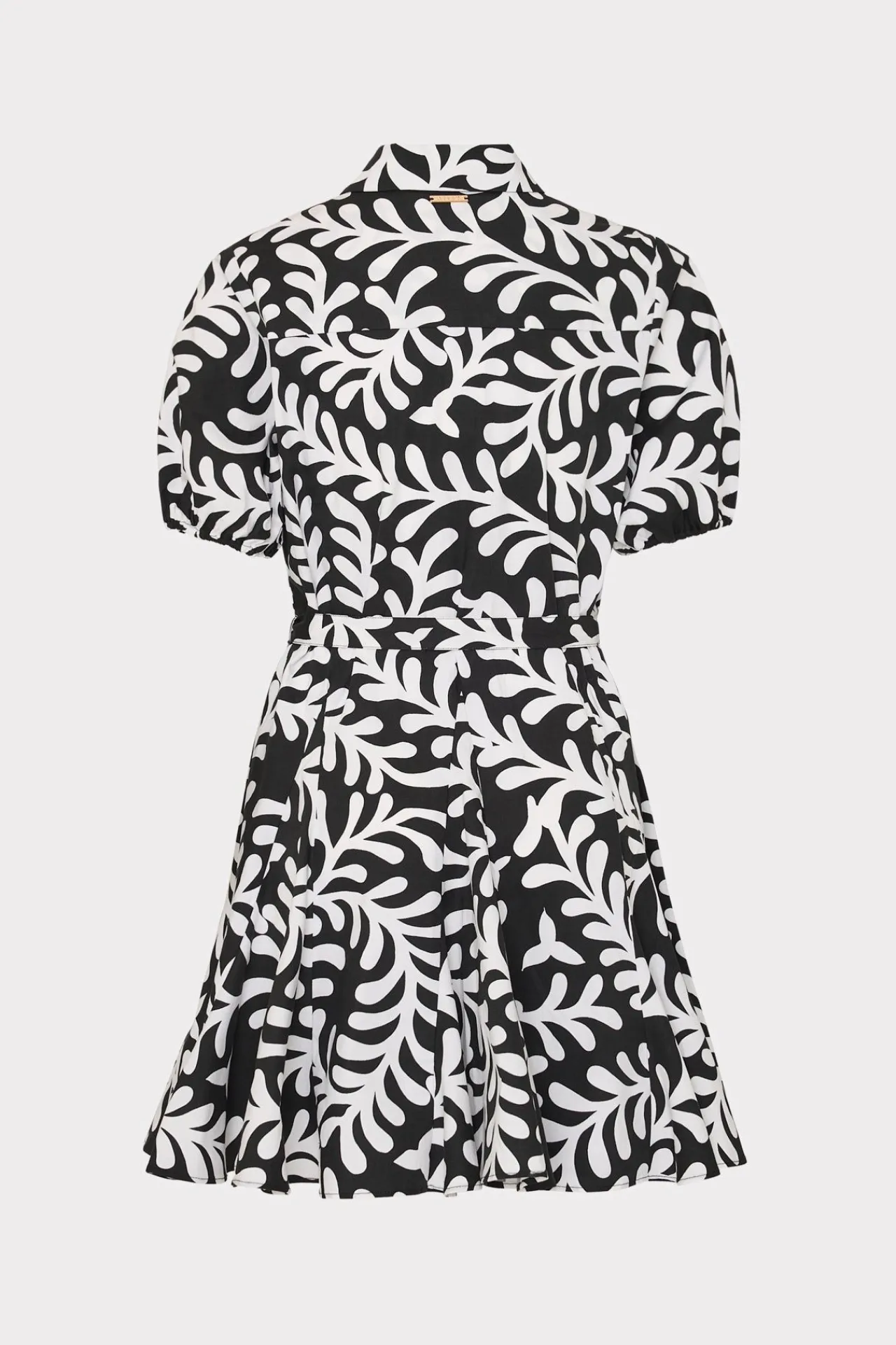 MILLY Mini Dresses-Spanish Vine Poplin Mini Dress
