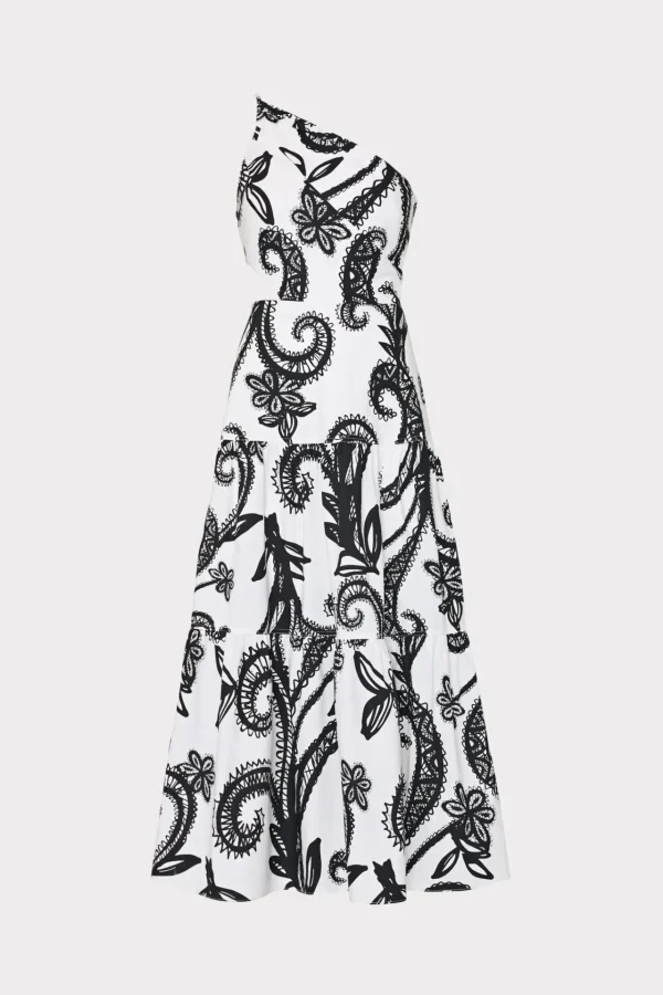 MILLY Jumpsuits & Rompers-Vintage Vine Poplin Dress